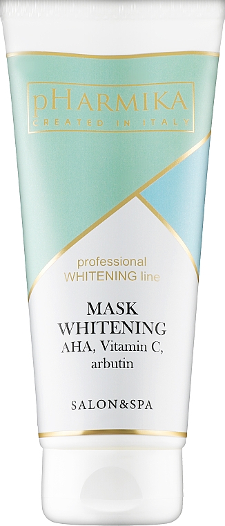 Відбілювальна маска з вітаміном С, АНА, арбутином - pHarmika Mask Whitening AHA Vitamin C Arbutin — фото N1