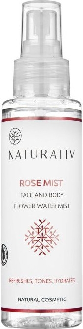 Мист для лица и тела - Naturativ Rose Mist Face & Body Flower Water Mist — фото N1
