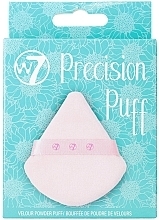 Духи, Парфюмерия, косметика Пуховка для пудры - W7 Pro Precision Puff Velour Powder Puff