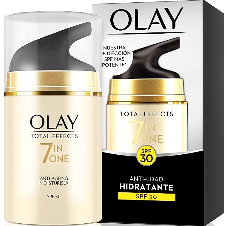 Зволожувальний денний крем SPF30 - Olay Total Effects Anti-Edad Hidratante SPF30 — фото N1