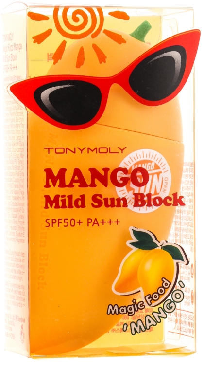 Солнцезащитный крем - Tony Moly Magic Food Mango Mild Sun Block SPF50+