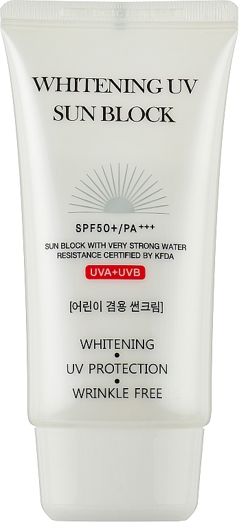 Сонцезахисний крем - Jigott Whitening UV Sun Block Cream
