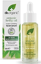 Сироватка для обличчя "Конопляна олія" - Dr. Organic Hemp Oil Facial Serum — фото N1