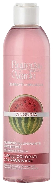 Освітлювальний захисний шампунь з екстрактом кавуна  - Bottega Verde Beauty Extracts Watermelon Brightening Protective Shampoo — фото N1