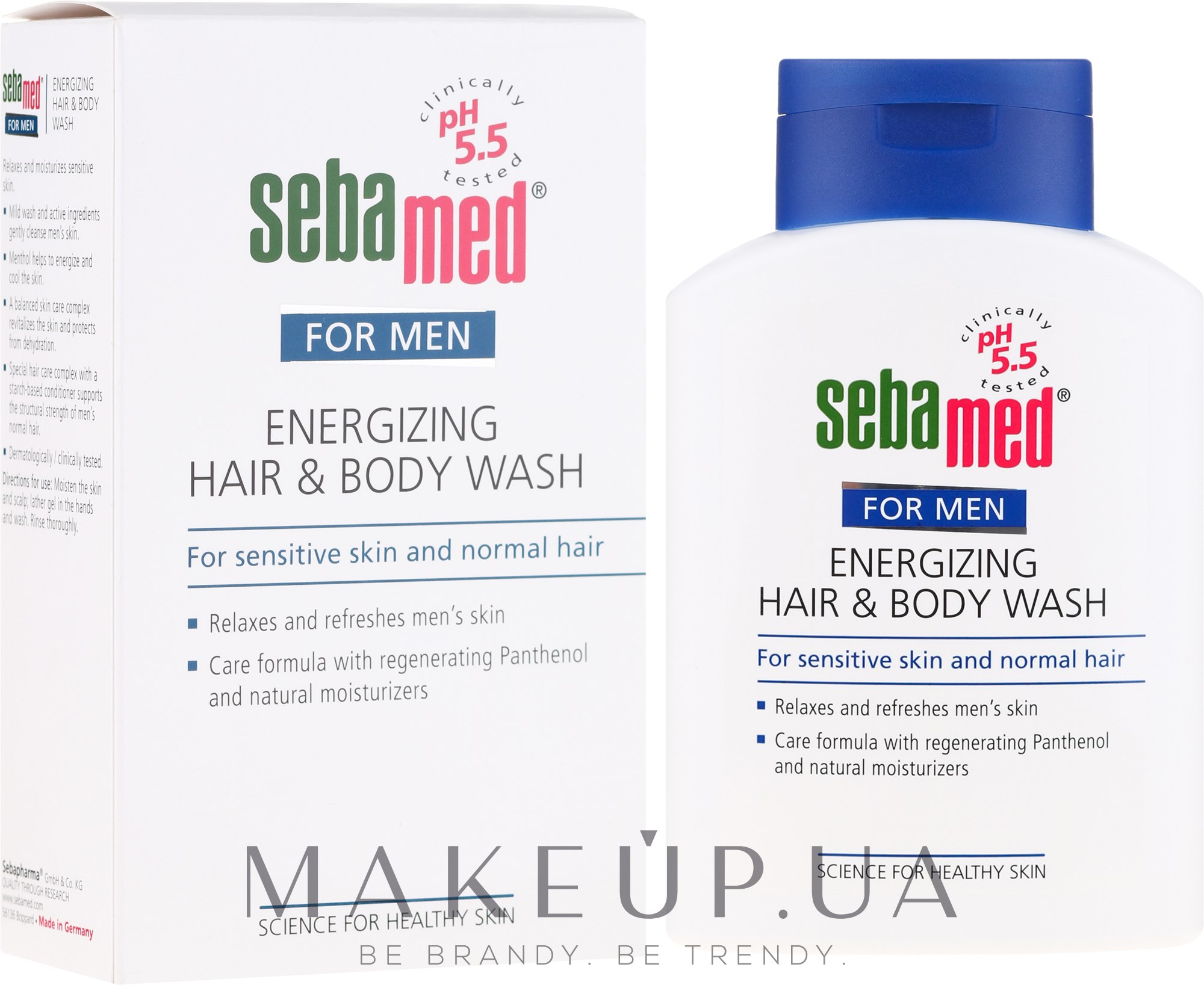 Гель для душа - Sebamed Men Energizing Hair & Body Wash — фото 200ml