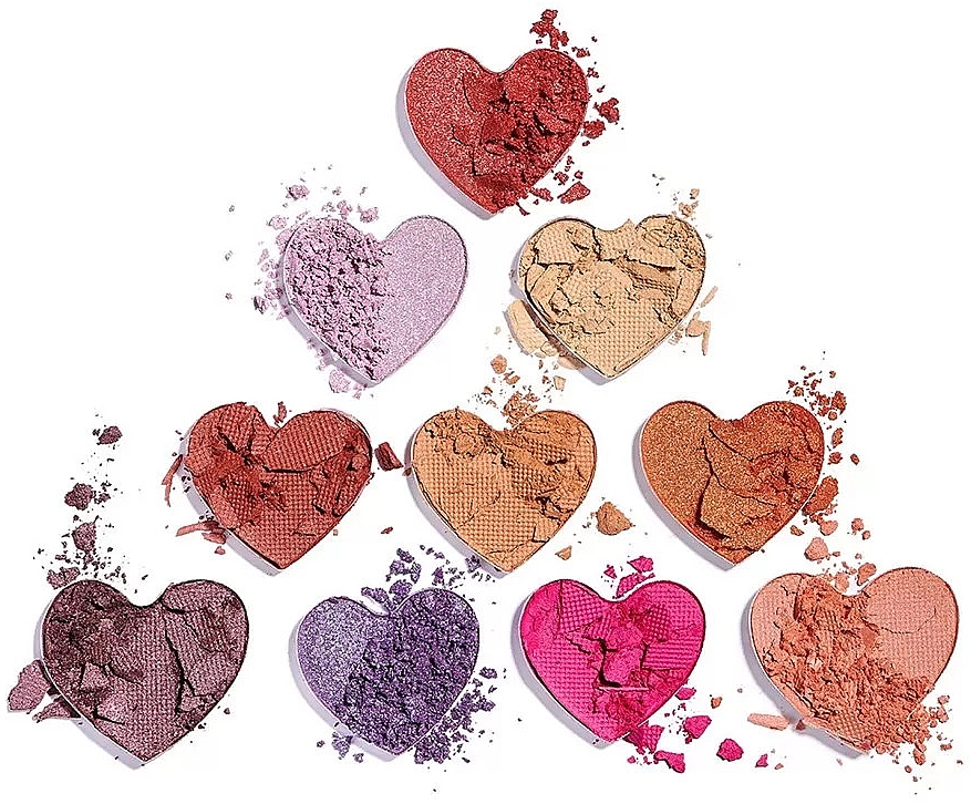 Палетка тіней для повік - I Heart Revolution Heartbeats Eyeshadow Palette — фото N5