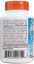 Бромелайн 3000 GDU, високоефективний, 500 мг, капсули - Doctor's Best — фото N3