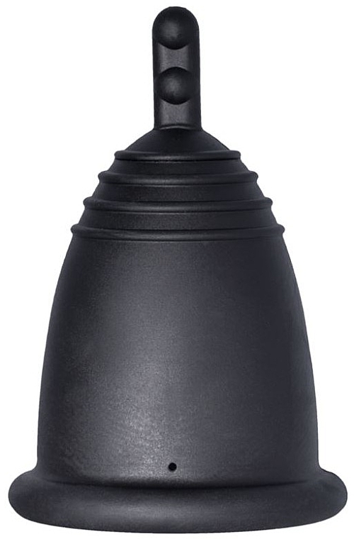 Менструальная чаша, размер М, черная - MeLuna Classic Menstrual Cup Stem — фото N1