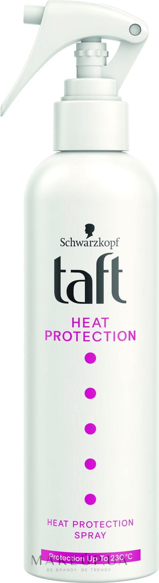 Термозахисний спрей для захисту волосся від високих температур до 230 °C — Taft Heat Protection — фото 250ml