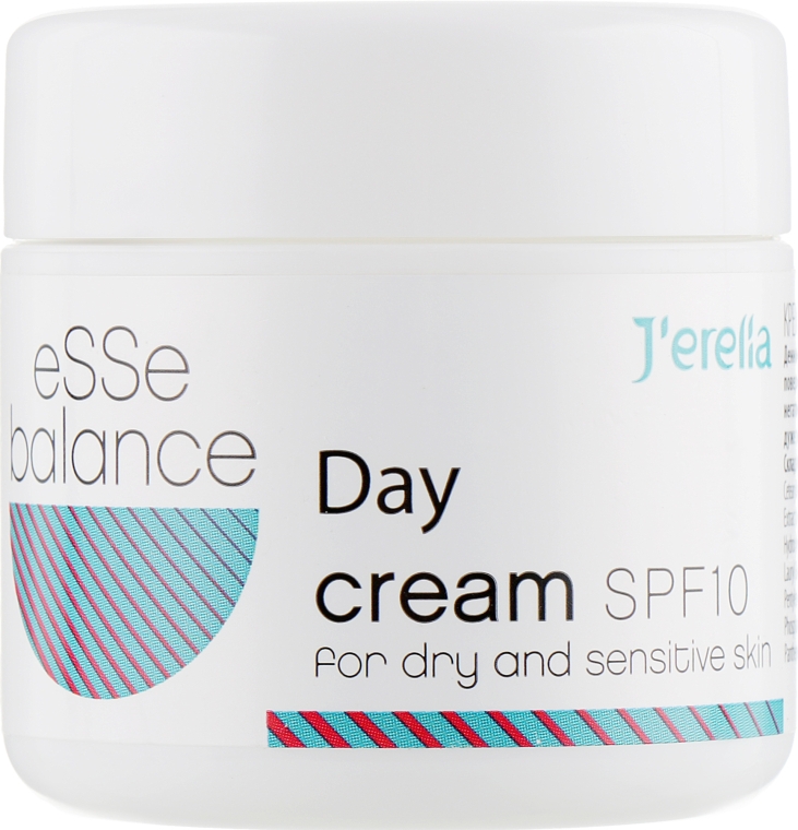 Дневной крем для сухой и чувствительной кожи SPF 10 - J'erelia Esse Balance — фото N1