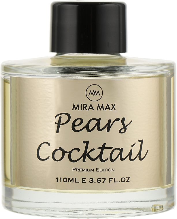 Аромадифузор + тестер - Mira Max Pears Cocktail Fragrance Diffuser With Reeds Premium Edition — фото N4