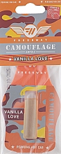 Духи, Парфюмерия, косметика Ароматизатор для автомобиля "Vanilla Love" - Fresh Way Camouflage