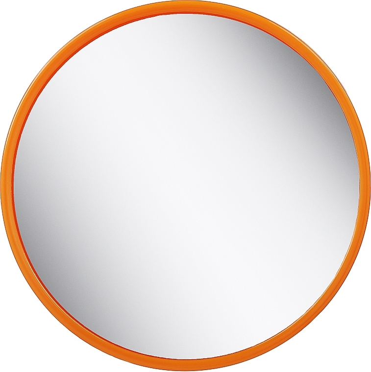 Косметическое зеркало, 7 см, оранжевое - Ampli — фото N1