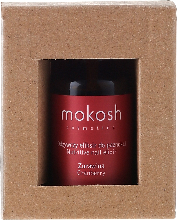 Эликсир для ногтей "Клюква" - Mokosh Cosmetics Nutritive Elixir Cranberry — фото N2