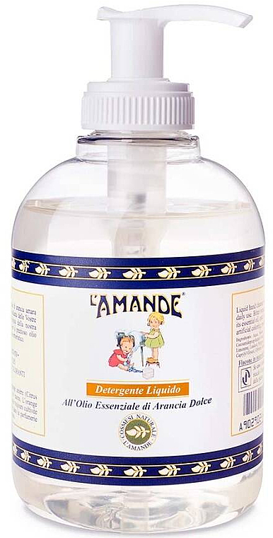 Жидкое мыло с маслом сладкого апельсина - L'Amande Marseille Sweet Orange Oil Liquid Soap — фото N1
