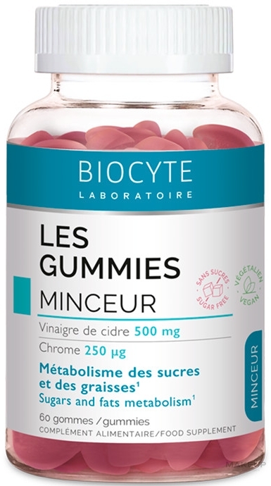 Дієтична добавка для підтримки метаболізму - Biocyte Biocyte Les Gummies — фото 60шт