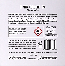 T Men Cologne'76 Eau De Cologne - Одеколон — фото N3