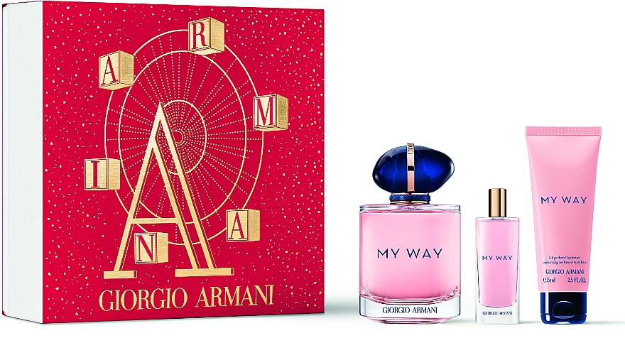 Giorgio Armani My Way - Набір (edp/90ml + edp/15ml + b/lot/75ml)