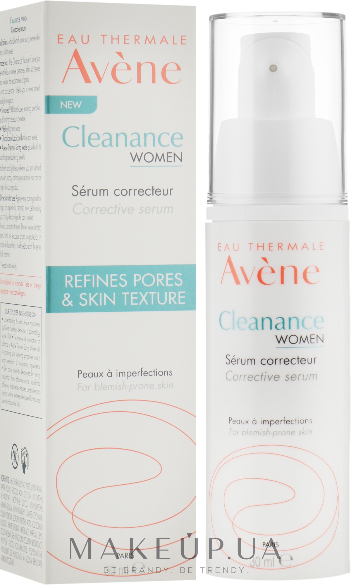 Коригувальна сироватка для обличчя - Avene Cleanance Women Corrigerend Serum — фото 30ml