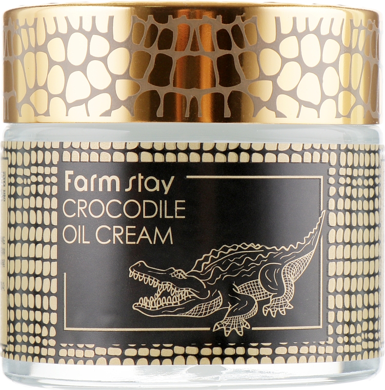 Крем для обличчя з жиром крокодила - FarmStay Crocodile Oil Cream — фото N2