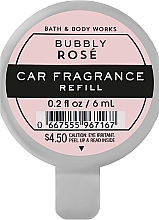 Парфумерія, косметика Ароматизатор для автомобіля - Bath and Body Works Bubbly Rose Car Fragrance Refill (змінний блок)