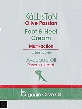 Многофункциональный крем для ног и пяток - Kalliston Multi-Action Foot & Heel Cream (пробник) — фото N1