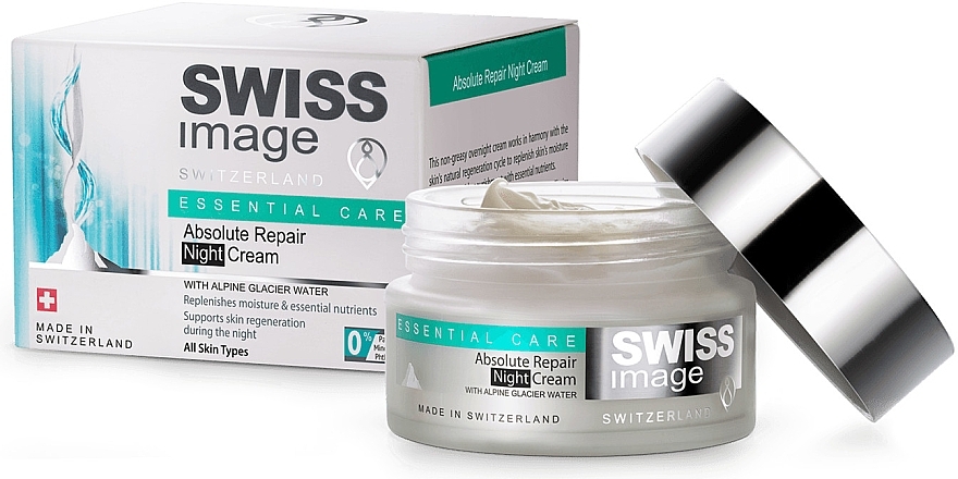 Нічний крем "Абсолютне відновлення" - Swiss Image Essential Care Absolute Repair Night Cream — фото N3