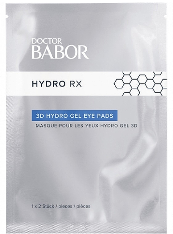 Гидрогелевые 3D-патчи для век - Babor Doctor Babor Hydro RX 3D Hydro Gel Eye Pads — фото N2