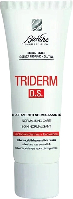 Успокаивающий крем для кожи головы - BioNike Triderm DS Trattamento Normal — фото N1