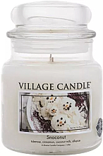Духи, Парфюмерия, косметика Ароматическая свеча в банке "Snoconut" - Village Candle Snoconut Scented Candle 