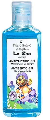 Антисептический гель для рук - Primo Bagno Lo Zoo Antiseptic Gel Scate Lion  — фото N1