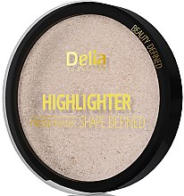 Духи, Парфюмерия, косметика Хайлайтер - Delia Highliter Shape Defined Pressed Powder