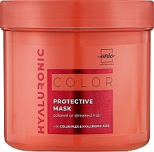 Маска для захисту фарбованого і мелірованого волосся - Unic Hyaluronic Color Protective Mask — фото N1