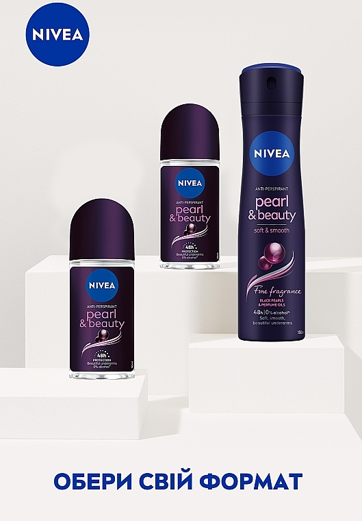 Антиперспірант "Краса перлин. Преміальні парфуми" - NIVEA Pearl & Beauty Anti-Perspirant — фото N6