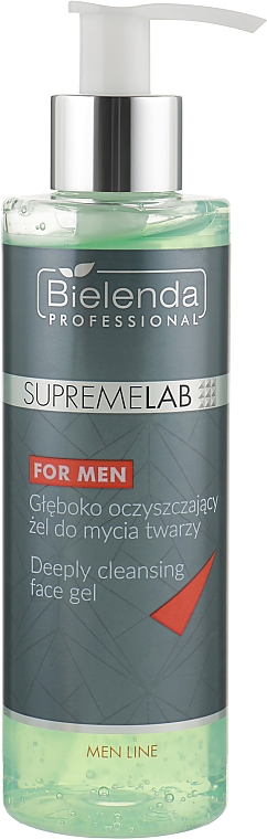 Гель для глибокого очищення шкіри обличчя - Bielenda Professional SupremeLab For Men