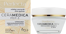 Ліфтинг-крем проти зморщок на день і ніч 60+ - Perfecta Ceramedica Pep-3 Lifting Anti-Aging Face Cream 60+ — фото N1