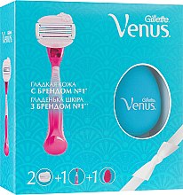 Духи, Парфюмерия, косметика Набор подарочный - Gillette Venus Classic (razor/1psc + rep/cassette/2psc + brush/1psc)