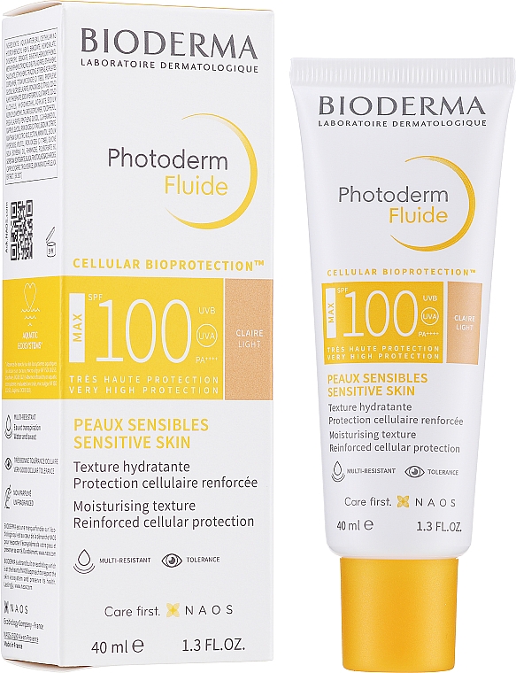 Сонцезахисний флюїд для обличчя - Bioderma Photoderm Fluide Max SPF100+ — фото N4
