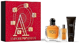 Парфумерія, косметика Giorgio Armani Emporio Armani Stronger With You - Набір (edt/100ml + edt/15ml + sh/gel/75ml)