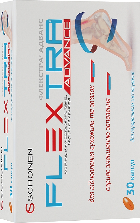 Капсулы для поддержания сухожилий и восстановления связок - Flextra — фото N2