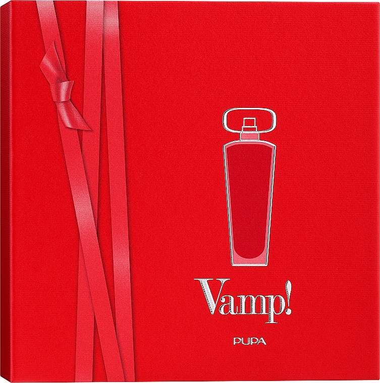Pupa Vamp Red - Набор (edp/50ml + lipstick/3,5g + nail/polish/9ml) — фото N1