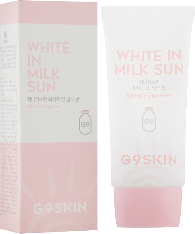 Крем солнцезащитный легкий - G9Skin White In Milk Sun SPF50+ PA++++