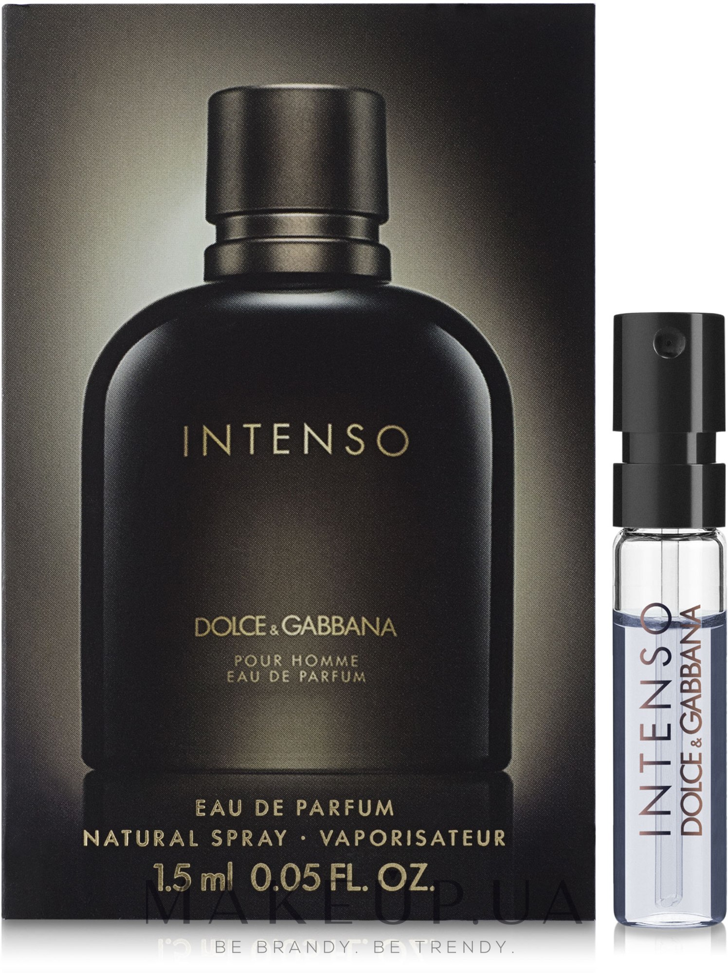 Dolce & Gabbana Intenso - Парфюмированная вода (пробник) — фото 1.5ml