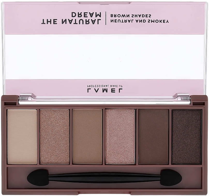 Палетка теней для век - LAMEL Make Up The Natural Dream Eyeshadow Palette — фото N2