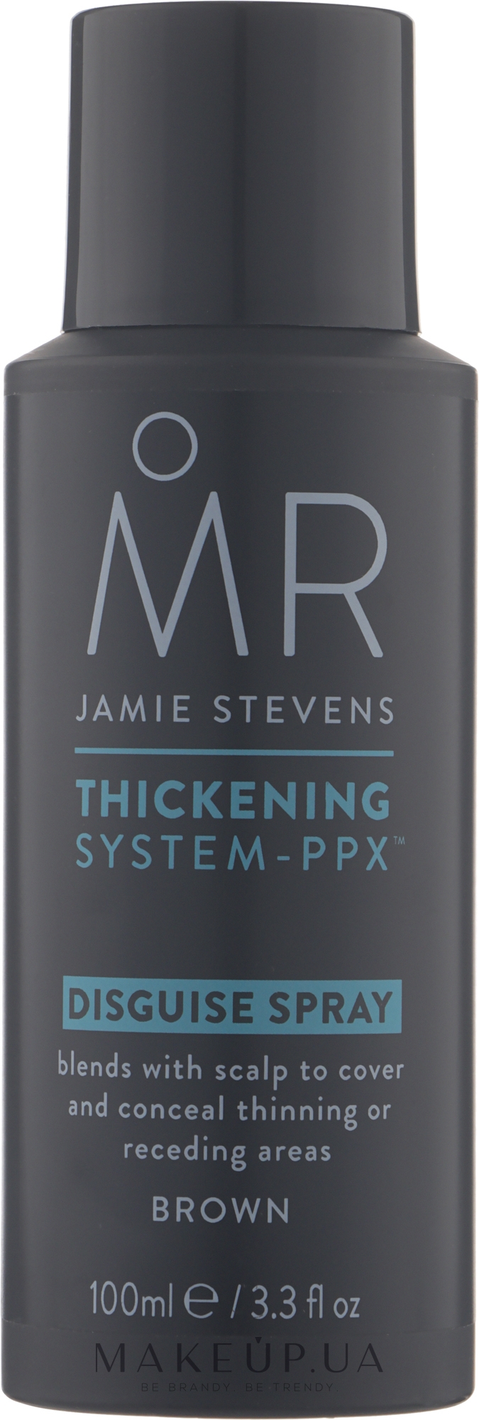 Маскувальний спрей для волосся - Mr. Jamie Stevens Mr. Disguise Spray — фото Brown