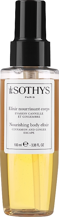 Насичений еліксир для тіла з корицею та імбиром - Sothys Nourishing Body Elixir Cinnamon And Ginger Escape — фото N1