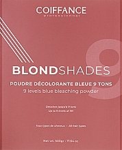 Парфумерія, косметика Освітлювальна пудра для волосся, блакитна - Coiffance Professional Blondshades 9 Levels Blue Bleaching Powder