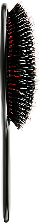 Расческа для волос с натуральной щетиной большая, 23M, черная - Janeke Black Hairbrush  — фото N3
