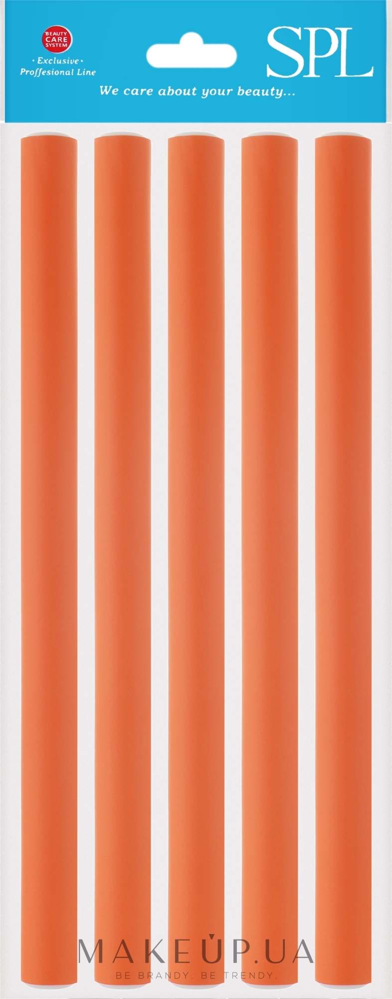 Гибкие бигуди 11818-1, 250/18 мм , оранжевые, 5 шт. - SPL — фото 5шт