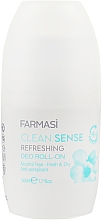 Дезодорант шариковый - Farmasi Clean Sense Refreshing Deo Roll-on — фото N1